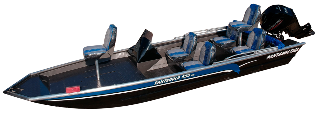 Barco de alumínio Pantagold 550 Pro da Pantanaltica